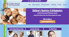 Desktop Screenshot of mychildsdentist.com